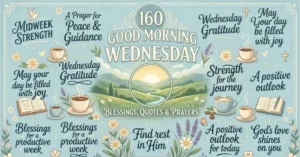 160 Good Morning Wednesday Blessings, Quotes & Prayers