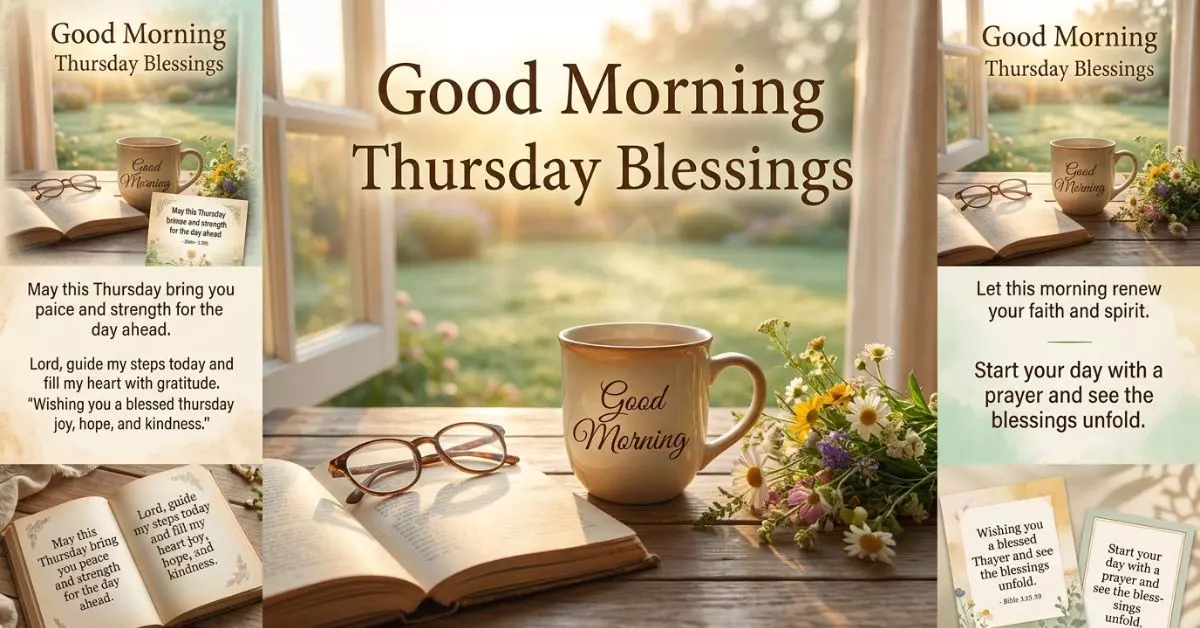 100 Good morning Thursday Blessings Images and Prayers