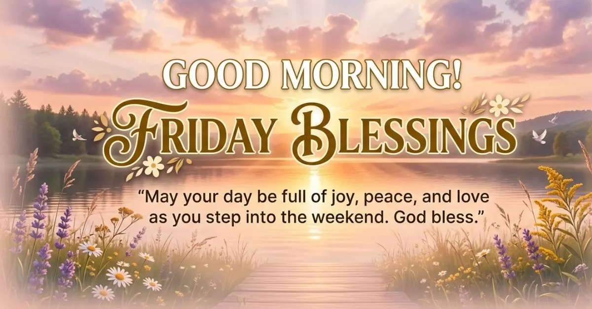 120+ Good Morning Friday Blessings & Images to Inspire You
