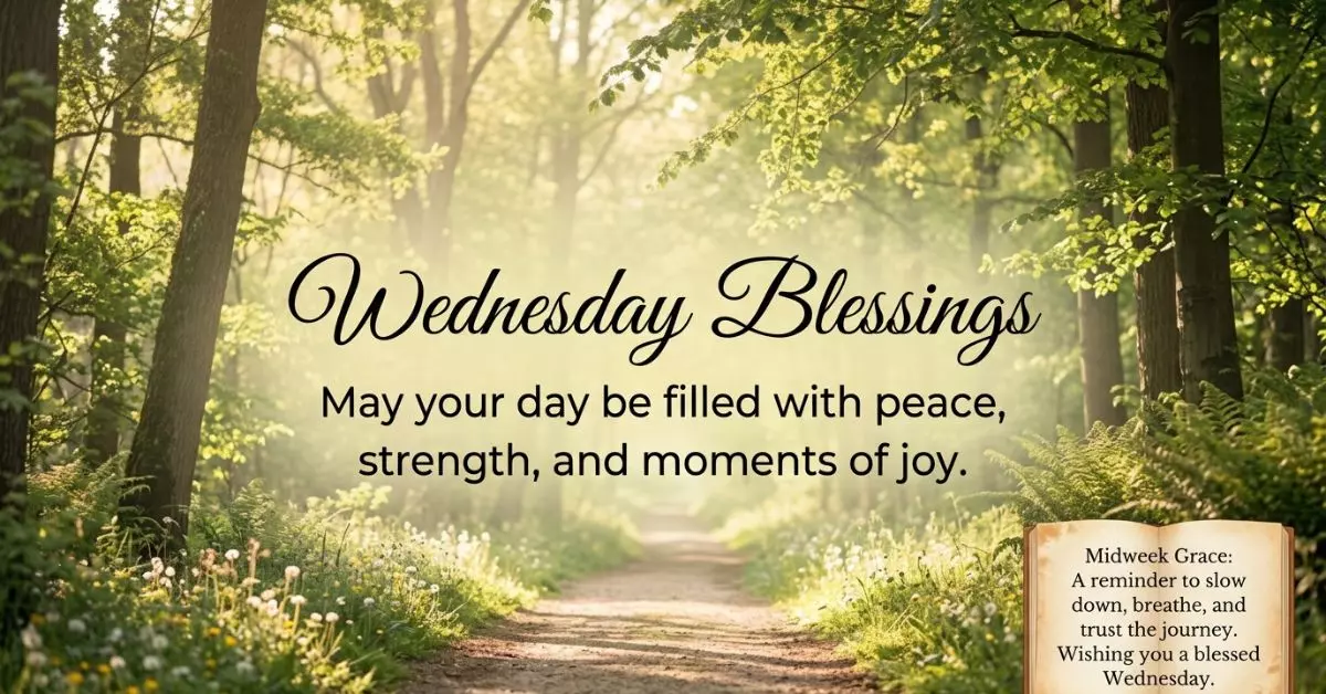 170+ Wednesday Blessings Images, Quotes, And Prayers