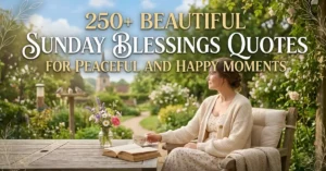 250+ Beautiful Sunday Blessings Quotes For Peaceful And Happy Moments