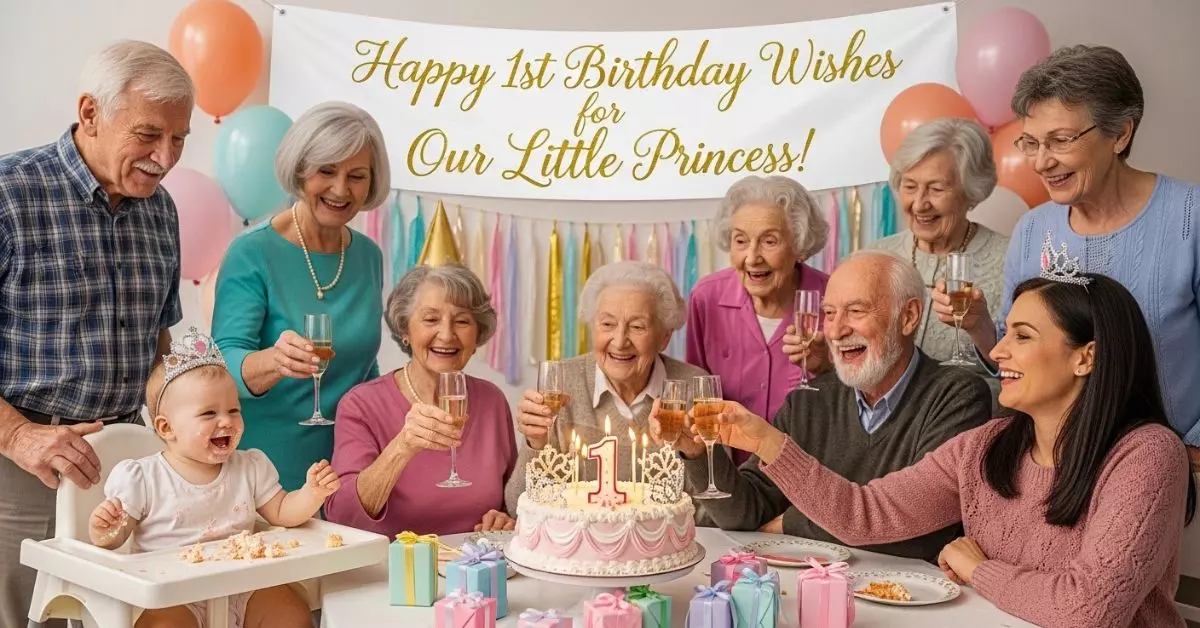 Happy 1st Birthday Wishes for Baby Girl — From Family, Friends & Loved Ones